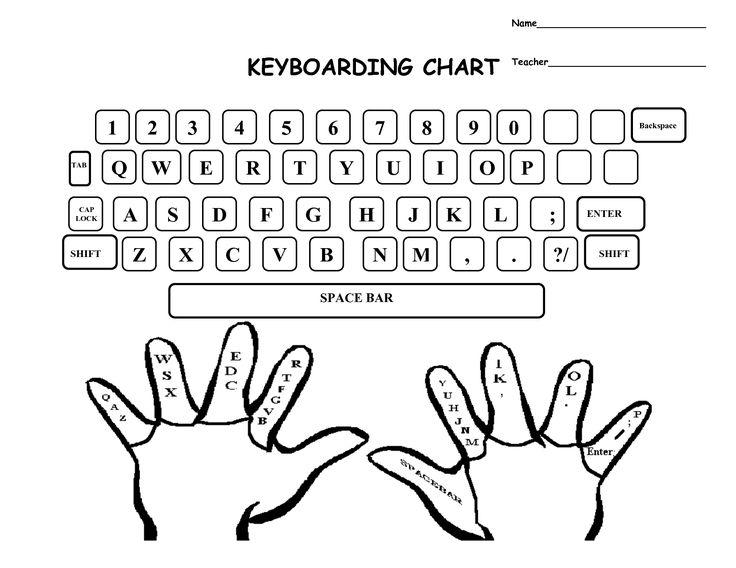 printable computer keyboard pdf